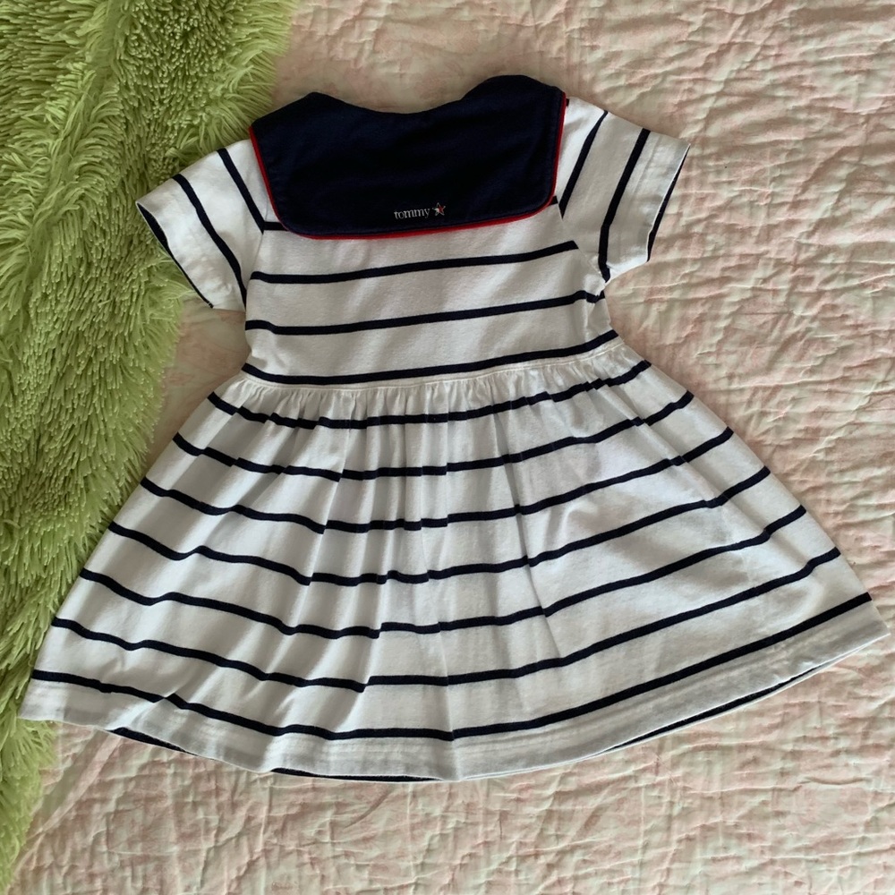 VTG Tommy Hilfiger Red, White & Blue Sailor Dress - Picture 5 of 9
